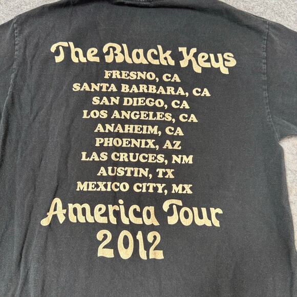Black Keys America Tour 2012 Anaheim Los Angeles Concert Graphic Tee Shirt-Med - Picture 4 of 8